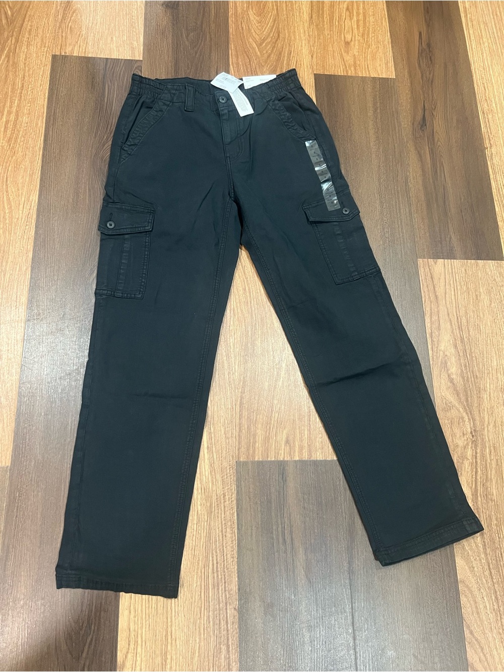 American Eagle Outfitters Black Men's Cargo Pants - Utility Pockets